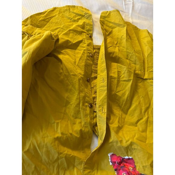 Lizette Collection Hand-Embroidered Upcycled Floral Blouse - Picture 10 of 12